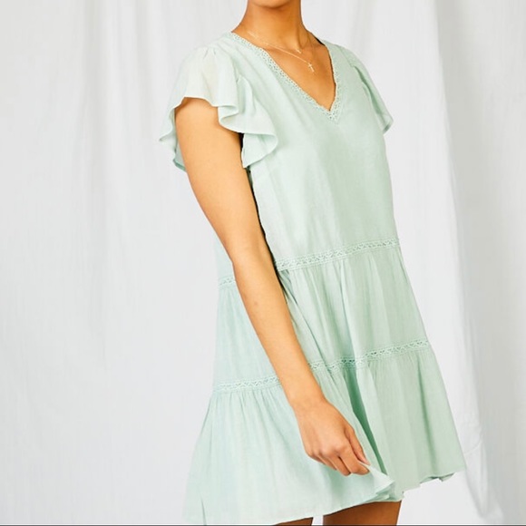 Altar'd State Dresses & Skirts - Mint Green Jenieve Dress Altar’d State